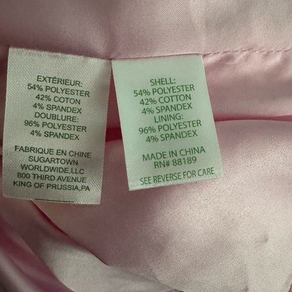 Lilly Pulitzer Zoya Pink Ruffled Women's Top - Picture 6 of 7